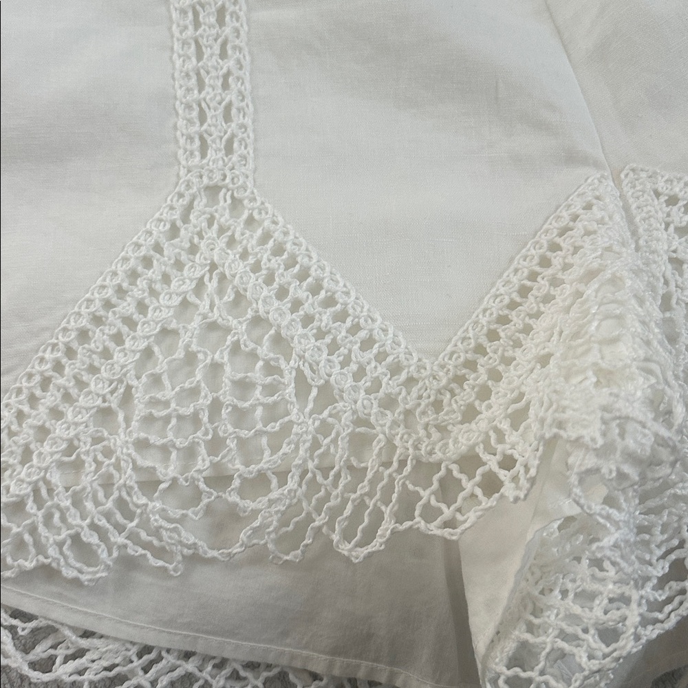 NWOT Zara Cream Lace Shorts  new condition no tag - Picture 4 of 9